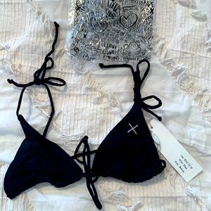 Black bikini top boutine LA